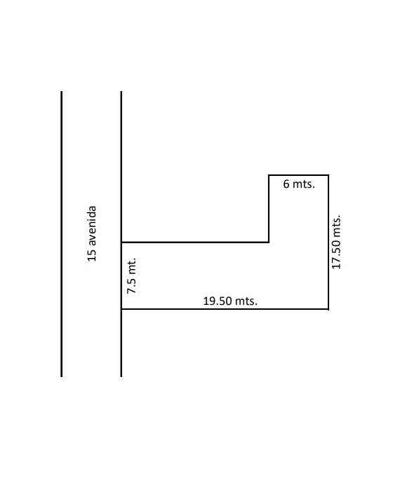 VENTA Terreno Zona 5, a 100 mts de estadio nacional